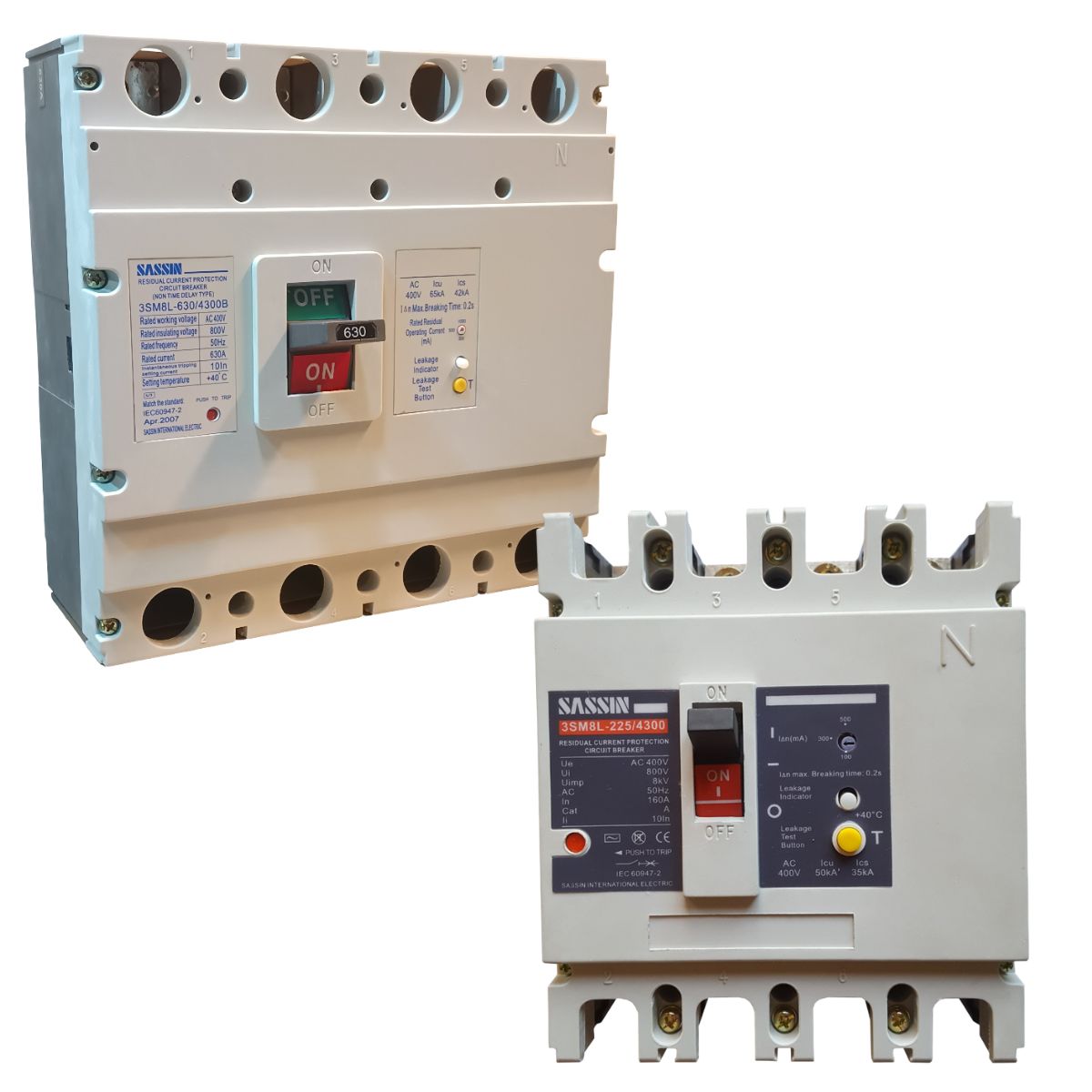 Interruptores Caja Moldeada con Diferencial 4 Polos